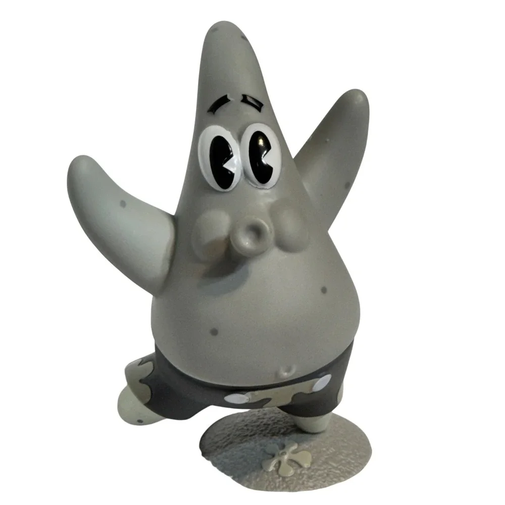 SpongeBob SquarePants Masterpiece Memes Patrick Star Figure Primitive Grey Vinyl